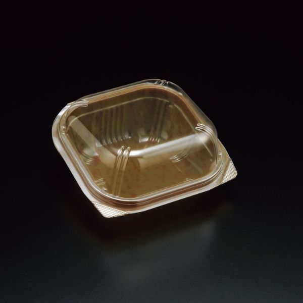 フードパック ユニコン ST-角130ドーム ブラン 800枚(50枚×16) 5T13156 1ケース(800枚入(50枚×16袋))（直送品）