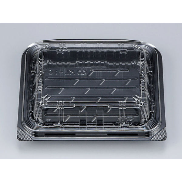 嵌合フードパック　KL-10 黒　1200枚(50枚×24) 645602　シーピー化成（直送品）