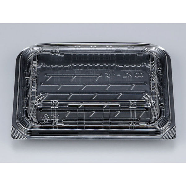 嵌合フードパック　KL-15 黒　1200枚(50枚×24) 645603　シーピー化成（直送品）