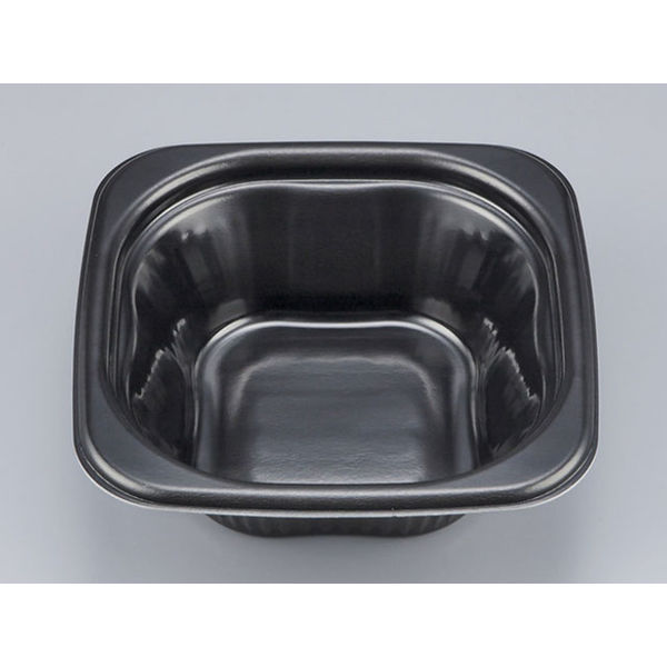 どんぶり容器　TNランチ丼17 黒 本体　600枚(50枚×12) 645604　シーピー化成（直送品）