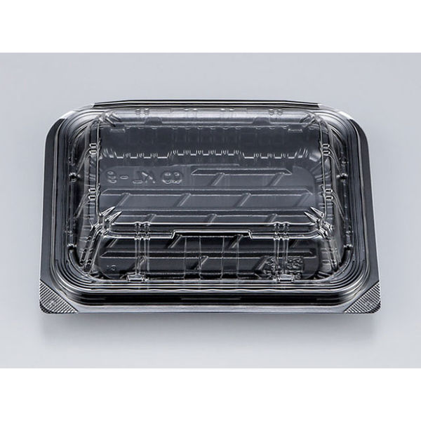 嵌合フードパック　KL-9 黒　1600枚(50枚×32) 645597　シーピー化成（直送品）