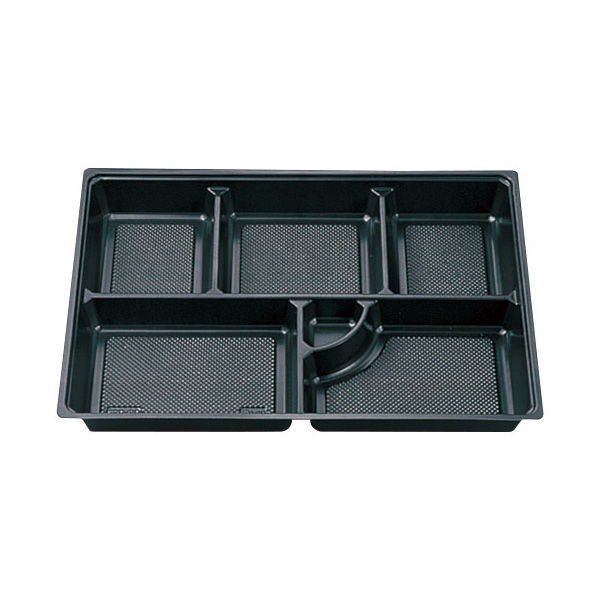 北原産業 弁当容器 中仕切120-90 黒 60枚(20枚×3) CB12092 1ケース(60枚入(20枚×3袋))（直送品）
