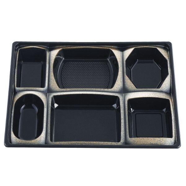 北原産業 弁当容器 中仕切115-80 F-5渋金 80枚(20枚×4) CB21188 1ケース(80枚入(20枚×4袋))（直送品）