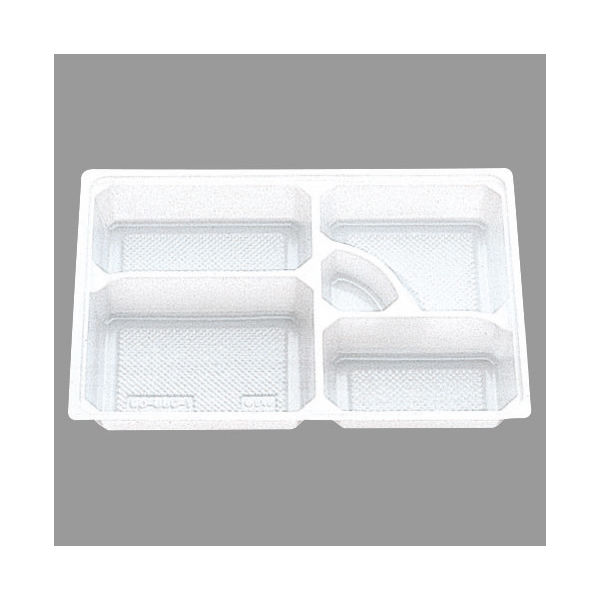 北原産業 弁当容器 中仕切90-65 C-1白 300枚(50枚×6) CB-907D 1ケース(300枚入(50枚×6袋))（直送品）