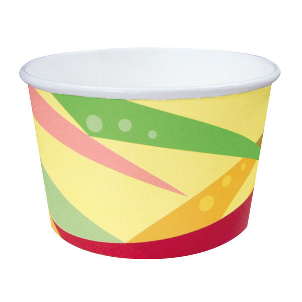 弁当容器 ペーパーバレル PB97A キャンディ OPS蓋付 600枚(50枚×12) CE30000（直送品）