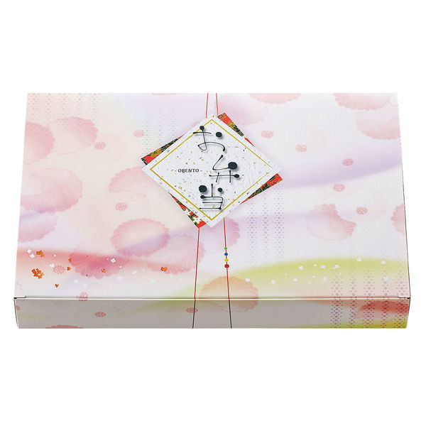 北原産業 弁当容器 唯結 ワンピース紙ボックス本体 300枚(50枚×6) CE-8564 1ケース(300枚入(50枚×6袋))（直送品）