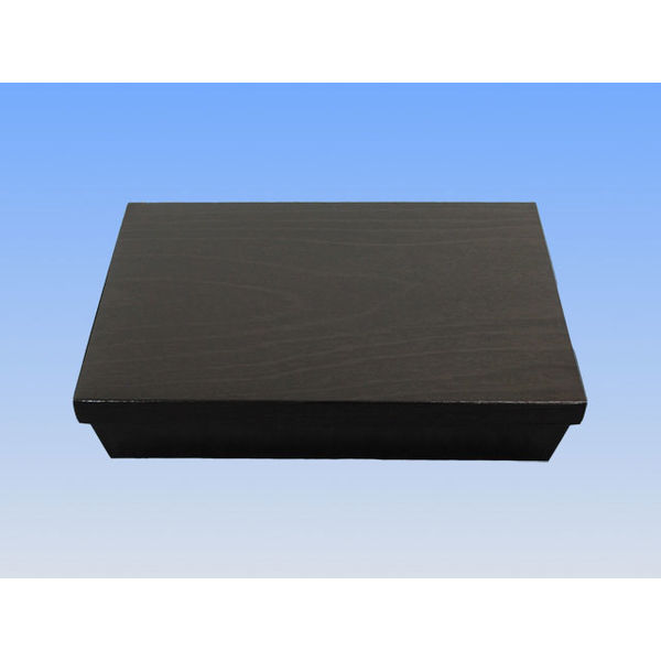 北原産業 仕出弁当　90-60黒炭ハイグレー紙ボックス本体　150枚(50枚×3) CF-9400（直送品）