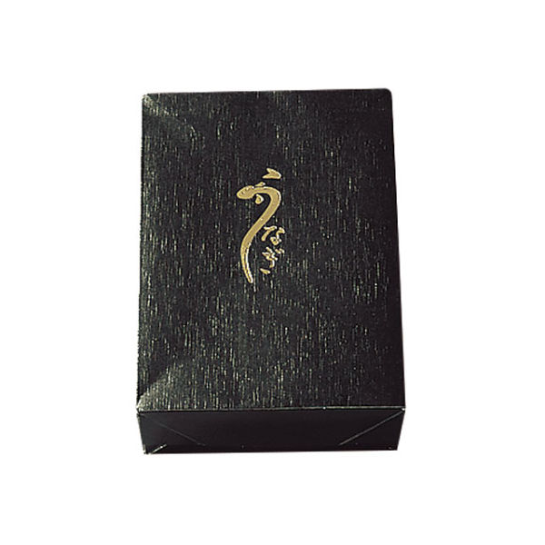 どんぶり容器 黒1折-1うなぎ(トレー279-1セット) 300枚(50枚×6) CT-3004 1ケース(300枚入(50枚×6袋))（直送品）