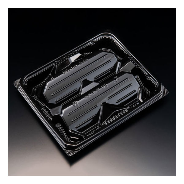 刺身容器　バイオ 流派 深20-17B 黒　600枚(50枚×12) FAPK551　リスパック（直送品）