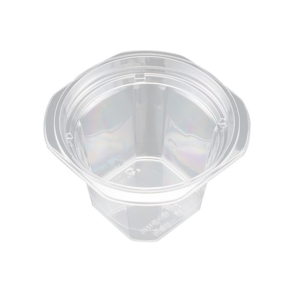 サラダ・フルーツ容器　バイオカップ マルル 13-90B　800枚(50枚×16) PABD205　リスパック（直送品）