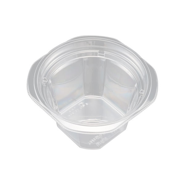サラダ・フルーツ容器　バイオカップ マルル 13-80B　800枚(50枚×16) PABD204　リスパック（直送品）