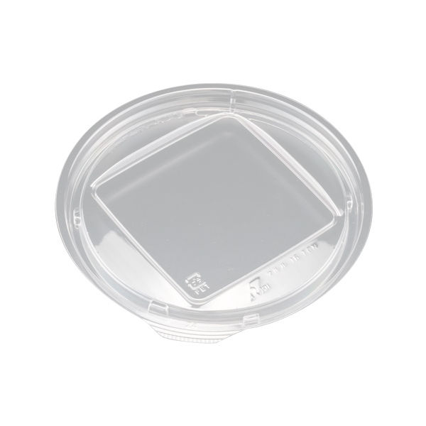 サラダ・フルーツ容器　バイオカップ マルル 16 TCN　600枚(50枚×12) PABD381　リスパック（直送品）