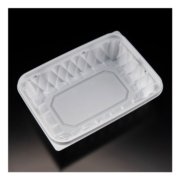 サラダ容器　バイオ アソートケース 22-16B(48) 白　600枚(50枚×12) PBPU833　リスパック（直送品）