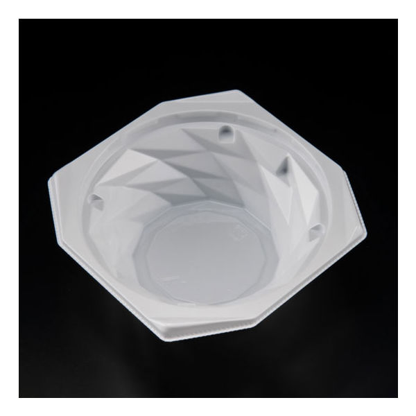 惣菜容器　バイオ キラカク 13-45B 白　1200枚(50枚×24) PBPV213　リスパック（直送品）