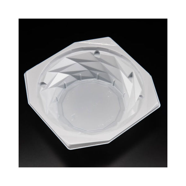 惣菜容器　バイオ キラカク 15-45B 白　900枚(50枚×18) PBPV373　リスパック（直送品）