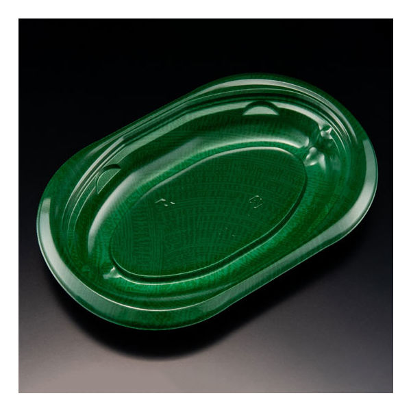 軽食容器　バイオデリカ サラエル D21B K-ビアグリーン　600枚(50枚×12) RHBL109　リスパック（直送品）