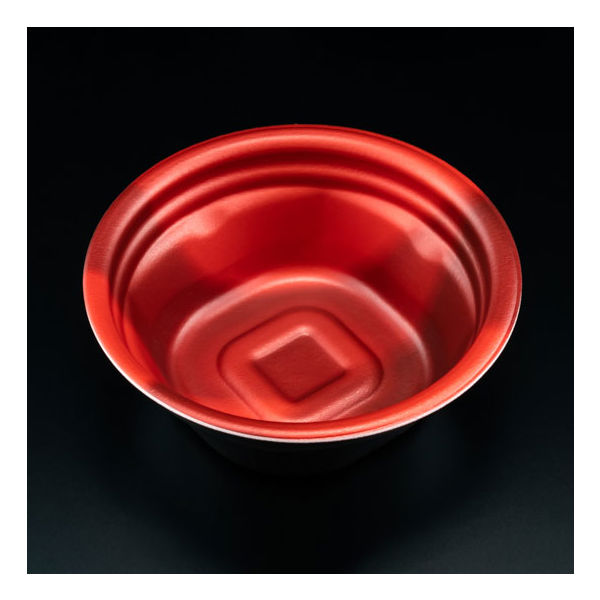 惣菜・スープ容器　ホット ほっこり 145-50B ソワレレッド　600枚(50枚×12) RLFS154　リスパック（直送品）