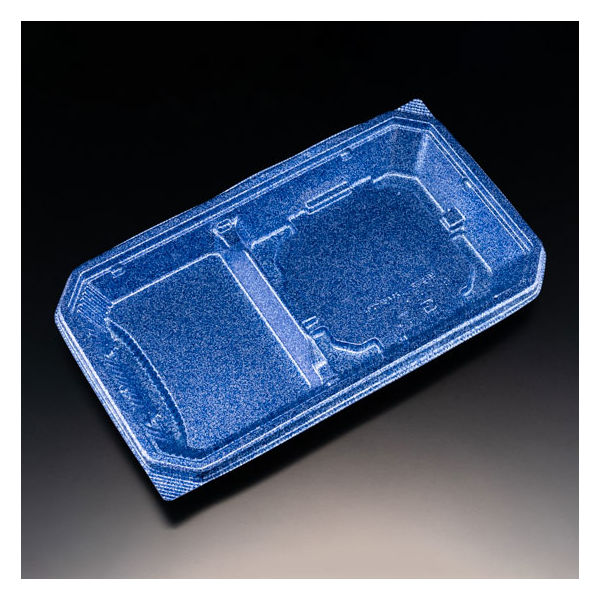 麺セット容器　バイオ 楽麺コンボ 26-15B ステラブルー　600枚(50枚×12) RRAI403　リスパック（直送品）