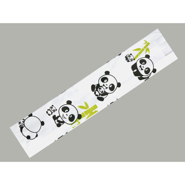 スナック・軽食袋 大阪ポリエチレン販売 CRS-8 チュロス袋 パンダ柄 1000枚(100枚×10) 9625（直送品）
