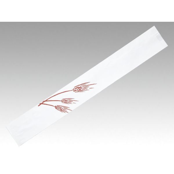 バケット袋 フランスパン紙袋麦の穂(白)No.39(特大) 大阪ポリエチレン 1000枚(50枚×20) 3686（直送品）