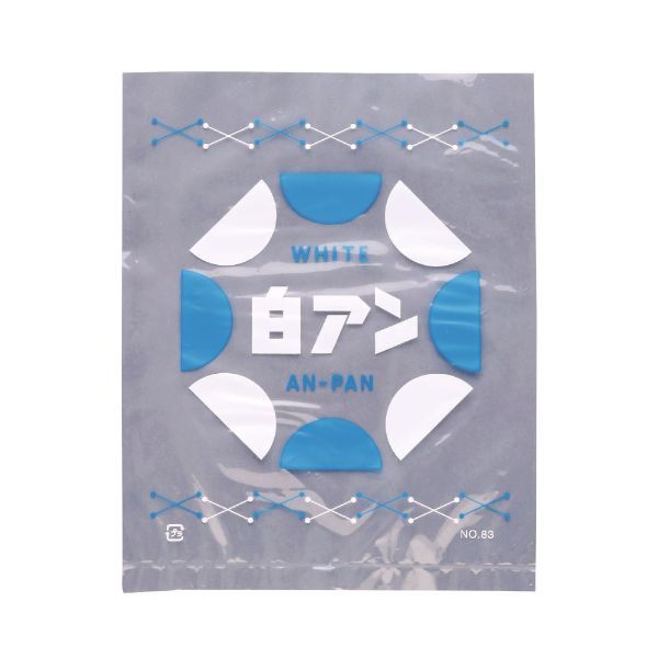 パン・菓子袋 大阪ポリエチレン レトロ調 No.84 白あん 1000枚(100枚×10) 1186（直送品）