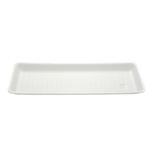 ケーピープラテック 刺身・鮮魚容器 OPトレー31 白 1300枚(100枚×13) 9081 1ケース(1300枚入(100枚×13袋))（直送品）