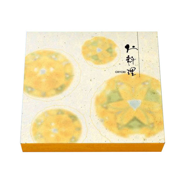 北原産業 仕出弁当　80-80黄鈴 ワンピース紙ボックス本体　300枚(50枚×6) 150188（直送品）