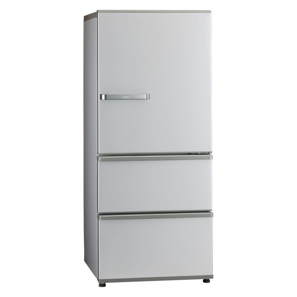 AQUA 冷蔵庫 3ドア 255l AQR-261AL(S) サイズ：幅x高さx奥行き 