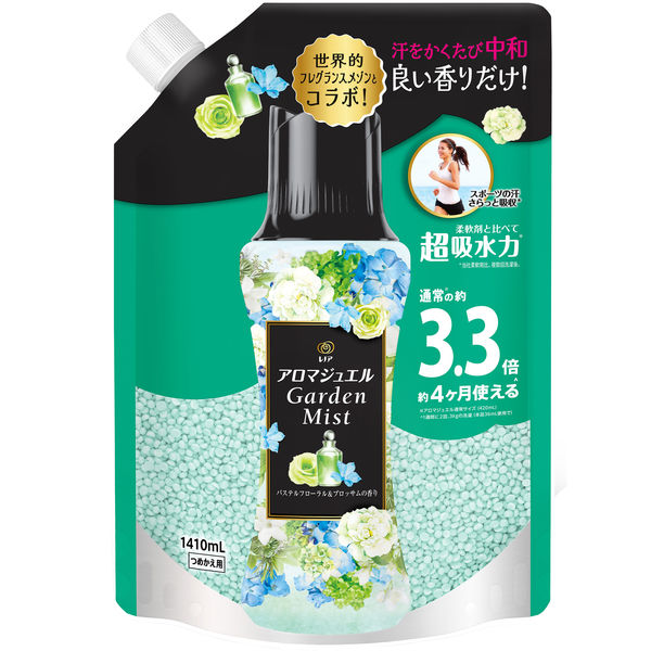 レノアハピネス アロマジュエル パステルフローラル＆ブロッサム 詰め替え 1410mL 1個 香り付け専用ビーズ P＆G