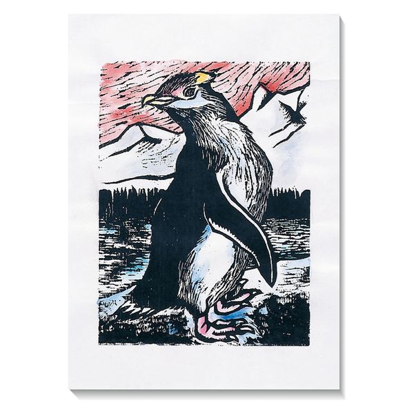 bonhanco 紙版画　未使用品 アーテック 版画彩色和紙 40kg凸凹版用 小(100枚) 20811 1セット