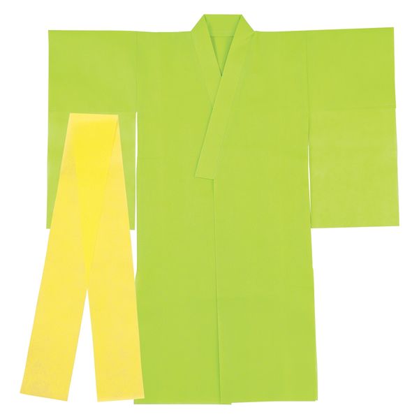 アーテック 衣装ベース着物（おくみ付き）　黄緑 14753 3枚（直送品）