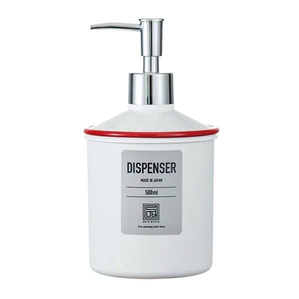 素地のナカジマ URBAN MODERN ディスペンサー 500ml レッド 292105 1個（直送品）