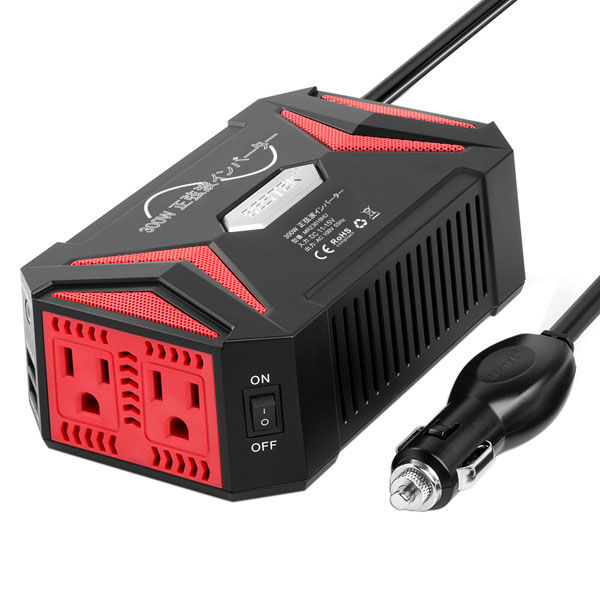 ベステック BESTEK 正弦波カーインバーター 300W MRZ3010HU 1台