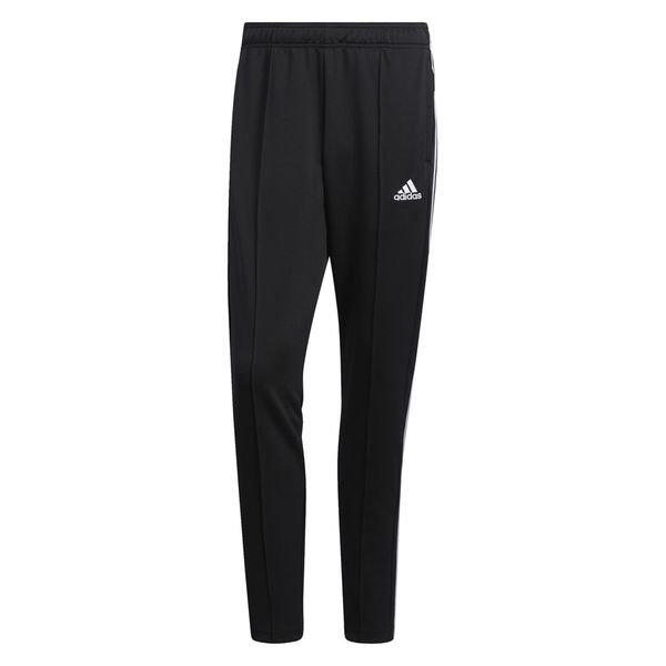 adidas(アディダス) メンズ ロングパンツ スリーストライプス ダブルニットトラックパンツ J/M ブラック／ホワイト BXF57（直送品）