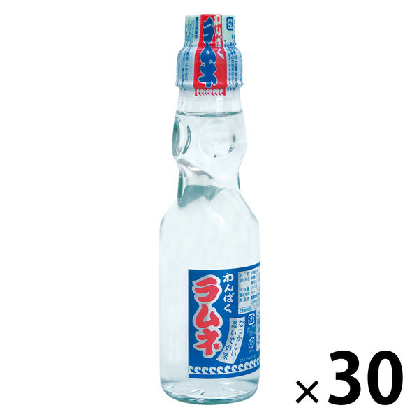齋藤飲料工業 わんぱくラムネ 瓶 200ml 1箱（30本入）