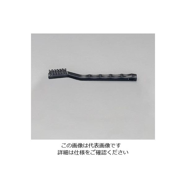 エスコ 180mm 樹脂ハンドルブラシ(スチール) EA109BW-11 1セット(15本)（直送品）エスコ（esco） 180mm 樹脂ハンドルブラシ EA109BW