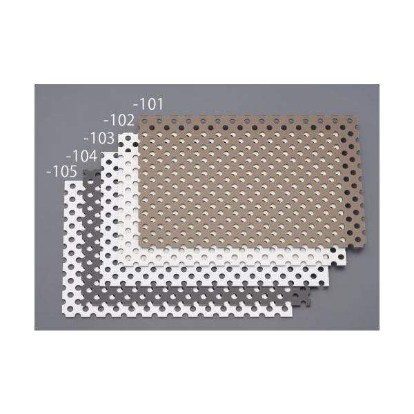 エスコ 200x 300x3.0mm パンチングアルミ複合板(ホワイト) EA440HA-103 1セット(5枚)（直送品）