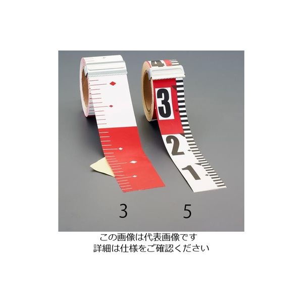 エスコ 60mmx25m 測量テープ(赤白20cm間隔/目盛付) EA720ML-5 1個