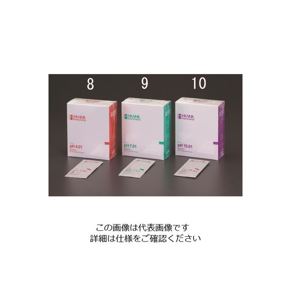 エスコ pH10.01/20mlx25袋 ペーハー標準液 EA776AZ-10 1箱(25袋)（直送品）
