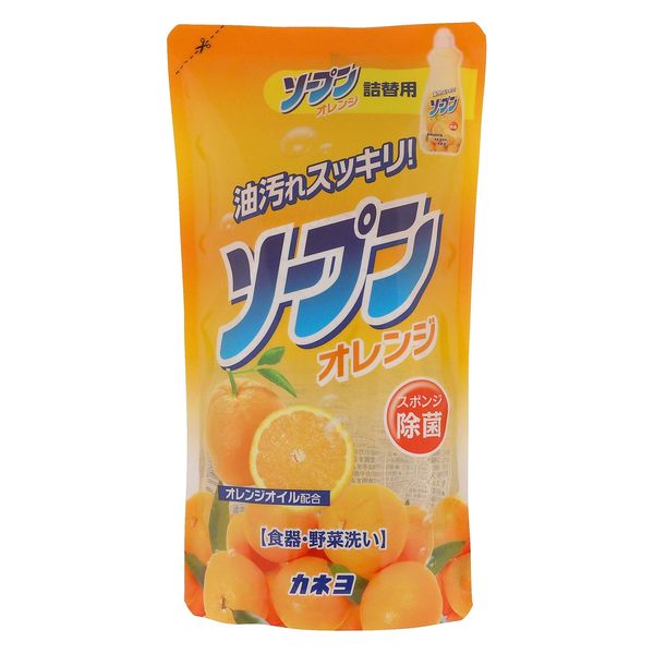 カネヨソープンオレンジ 詰替 500ml 911721 1ケース（24個入）（直送品）
