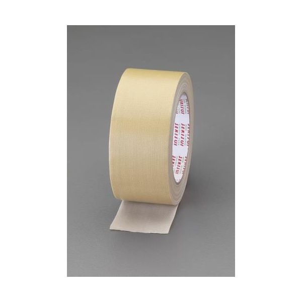 エスコ 50mmx25m 布粘着テープ(再生PET繊維) EA944NA-50A 1セット(10巻)（直送品）