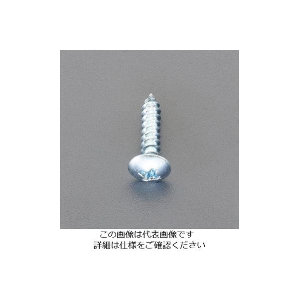 エスコ 4 x 20mm トラス頭タッピングビス(ユニクロ/20本) EA949AK-132 1セット(400本:20本×20パック)（直送品）