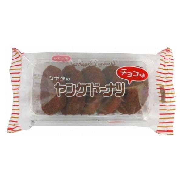 宮田製菓 ヤングドーナツ（チョコ味) 5個入×10×12 kari4977821326120 1セット（直送品）