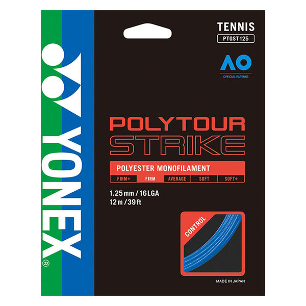 Yonex（ヨネックス) 硬式テニス ガット ポリツアーストライク125 ...