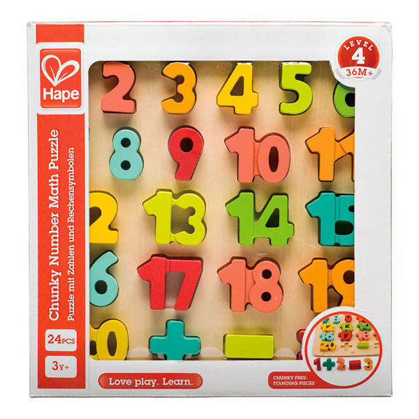 Hape 数字のパズル E1550A 1個 - アスクル