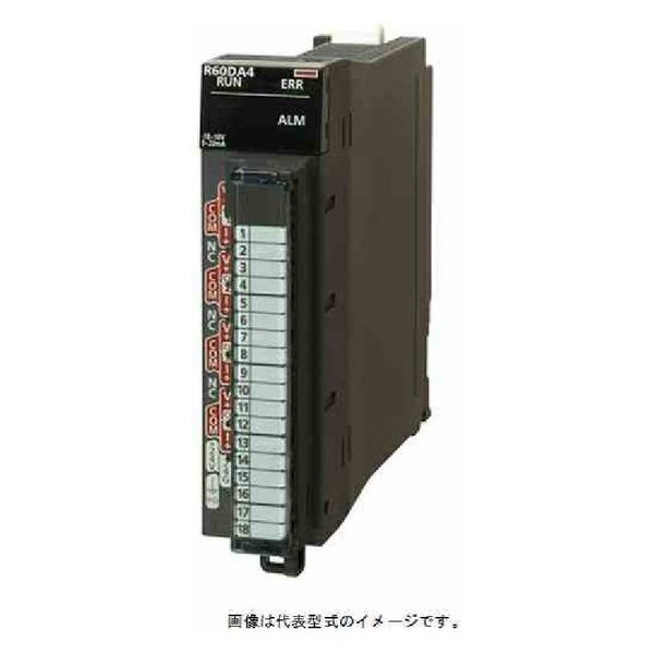 三菱電機 シーケンサ デジタルーアナログ変換ユニット R60DA4 1台（直送品）