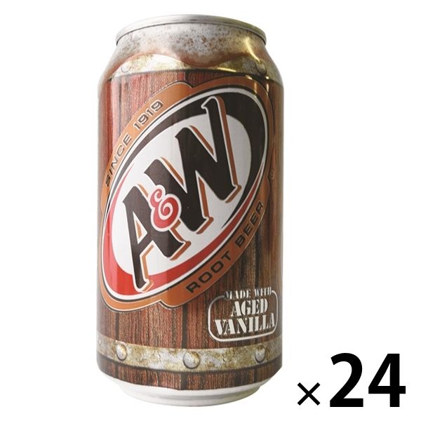 A&W ルートビア 355ml 1セット（24缶） - アスクル