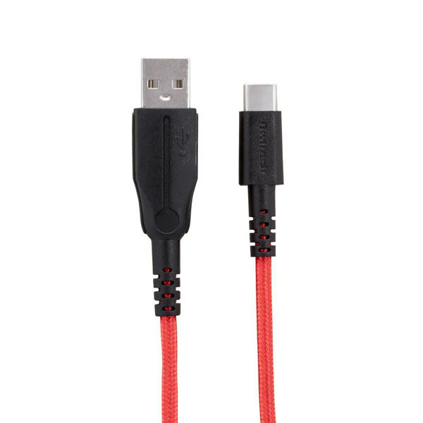 オウルテック 断線に強いUSB Type-A to Type-Cケーブル1.5mブラックレッド OWL-CBACA15-BKRE 1個（直送品）