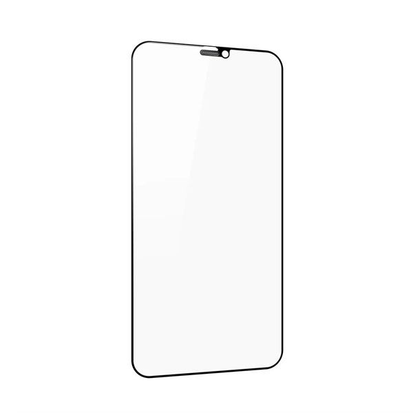 オウルテック iPhone12/12Pro 対応 液晶画面保護強化ガラス 全面保護 抗菌仕様 OWL-GSIC61F-AN 1個（直送品）