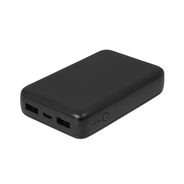 オウルテック Type-C入出力対応 小型軽量モバイルバッテリー10000mAh ブラック OWL-LPB10012-BK 1個（直送品）